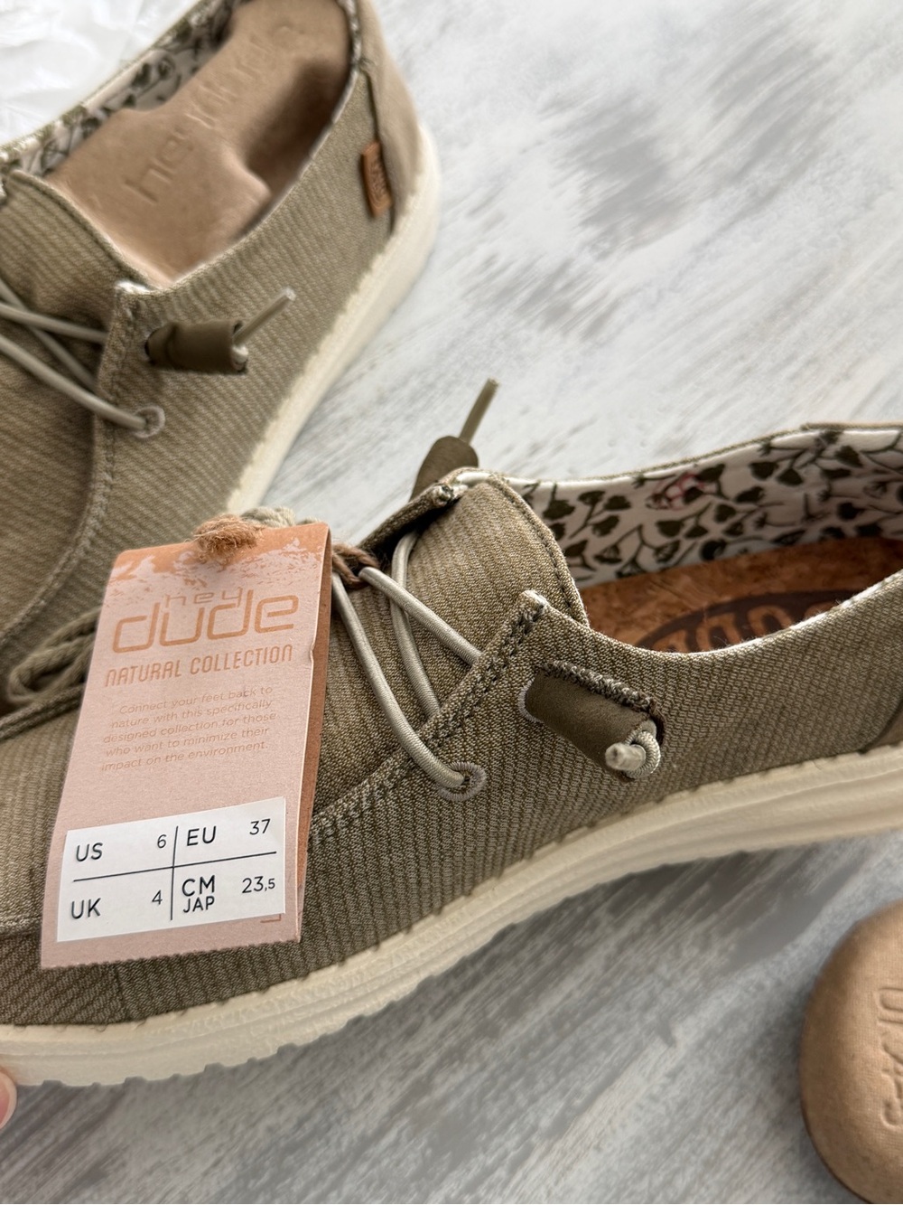 Hey Dude Slip-On Loafers in olive - Picture 6 of 6